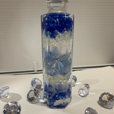 ハーバリウム150ml  ブルー