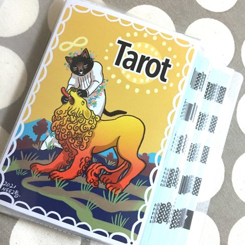 78枚猫タロットカードの手引き書  【ファイル】102ページ オール描きおろし 猫 読本 タロット