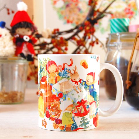 マグカップ クリスマスリース MUG-11