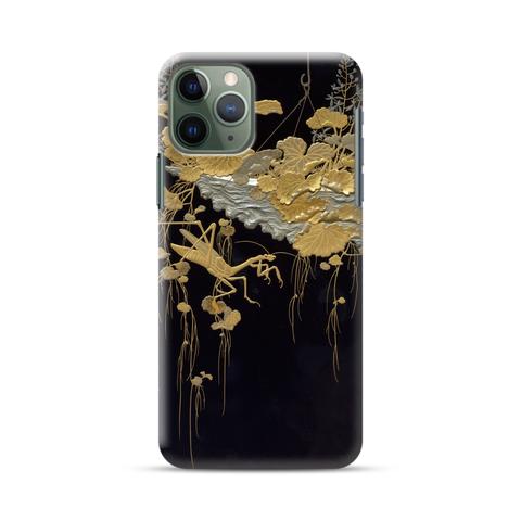 ArtsCollection　iPhoneケース型　花草蟷螂蒔絵硯箱