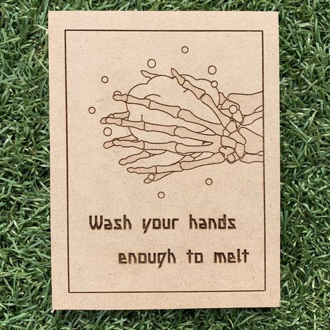 手洗いプレート