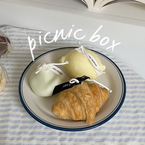 spring picnic box  韓国キャンドル ピクニック ソイキャンドル