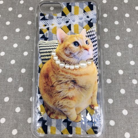 iPhone ケース iPhone7/豚猫