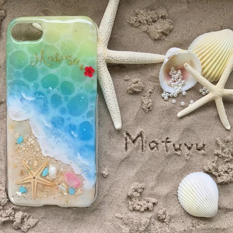 サンライズ♦︎Private Beach♦︎スマホケース　iPhone　android　全機種対応　