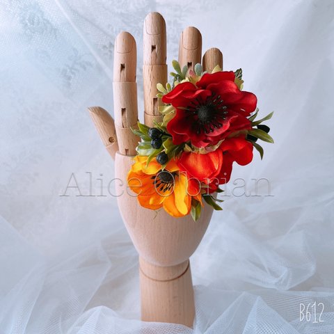 ♡送料無料♡finger's flower bouquet〜アネモネのリングブーケ/co♡
