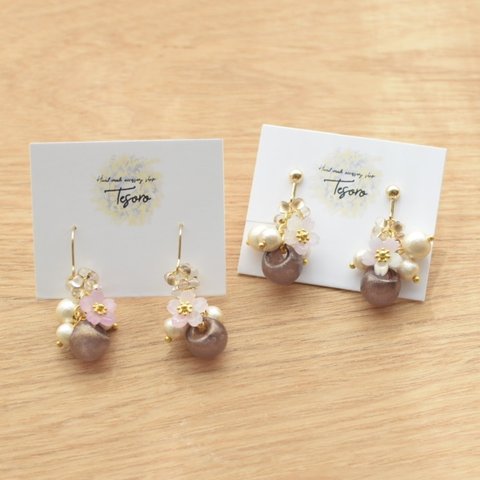 桜のピアス/イヤリング