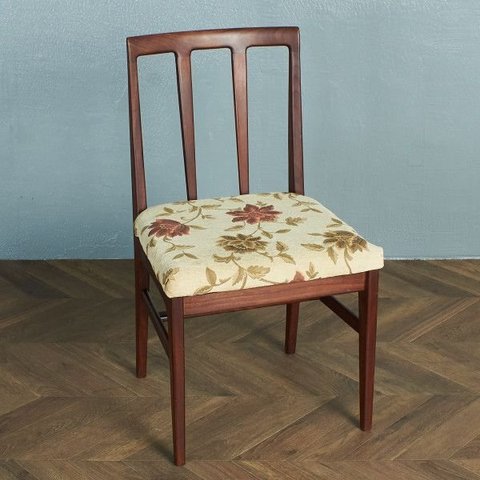 [送料無料][72040]Younger ダイニングチェア FONSECA 英国 ヴィンテージ 食卓椅子 チェア 北欧 スタイル ミッドセンチュリー ヤンガー 布張り 木製