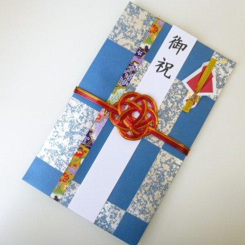 wf168【送料無料】 友禅和紙と襖紙●祝儀袋　