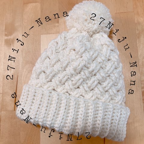 手編みニット帽🧶オーダーメイドで心を込めてお作りします！