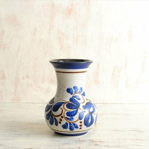 西ドイツ製 ヴィンテージ Bay Keramik 陶器の花瓶 花器 一輪挿し ミッドセンチュリー期 フラワーベース アンティーク_220603