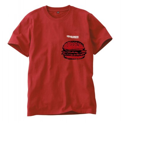 HANBURGER ハンバーガー　半袖Tシャツ　男女兼用　綿100%【SS～3L】