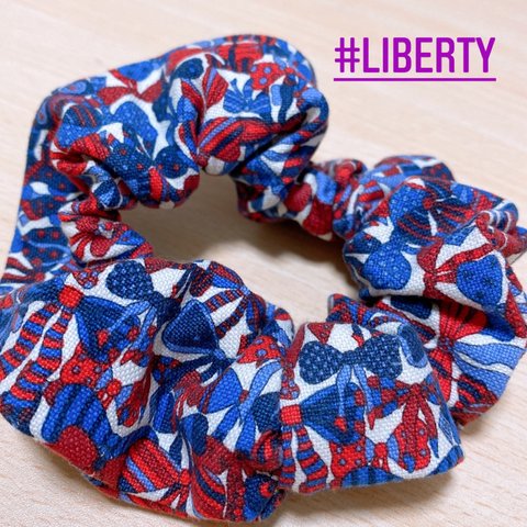  LIBERTY シュシュ　リボン柄🎀【2つセット】