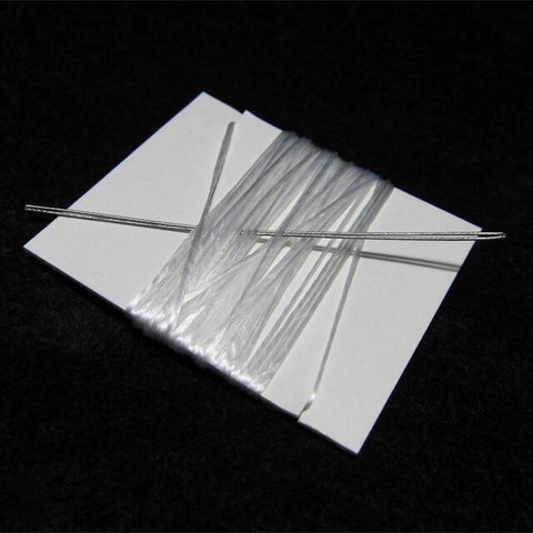 水晶の線 オペロン ゴム 白 約2m/ 0.8mm