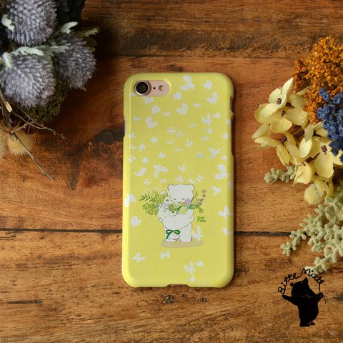 お花のスマホケース Android アンドロイド かわいい 