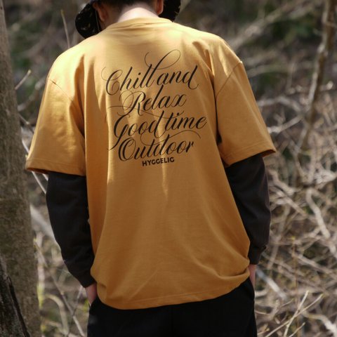 Chill and Relax Good time アウトドア Tシャツ_H017