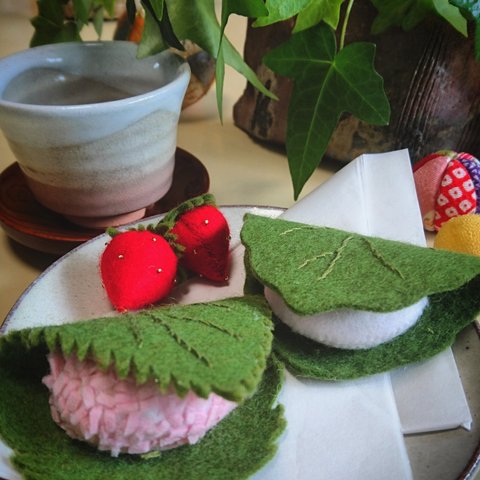 桜餅&柏餅