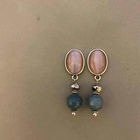 #017 mini nuance color earring