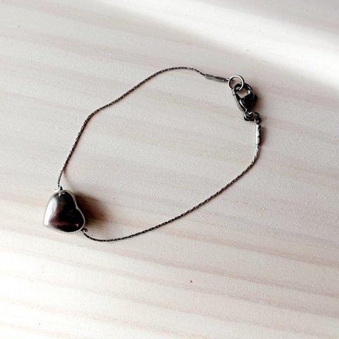 heart  bracelet   (silver)