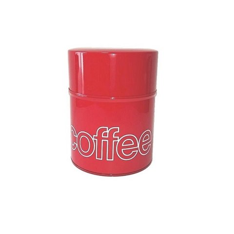 コーヒー保存缶（赤）