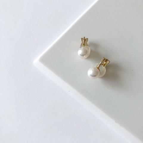 あこや真珠：pearl earring