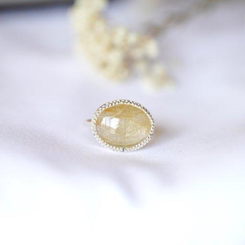 SV925 Oval Rutile ring(RSV025_RT)