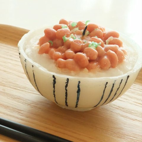 【受注制作】納豆ごはんキャンドル