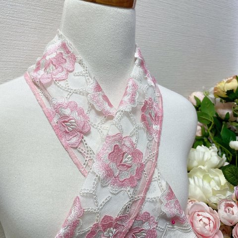 刺繍レース半衿《送料無料》