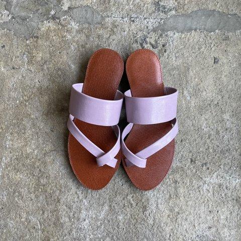 [2022サマー]re-born sandals ver.lavender/フラットサンダル＊ラベンダー
