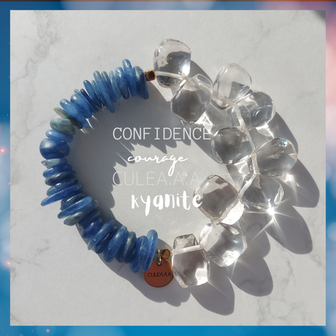 kyanite,crystalブレスレット