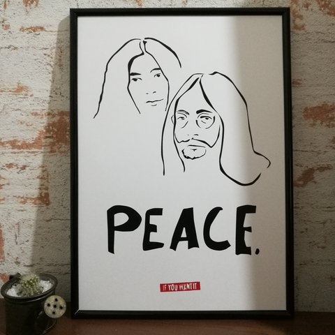 アートポスター　PEACE.