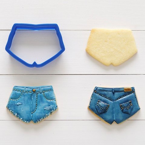 ショートパンツ【横5㎝】クッキー型・クッキーカッター