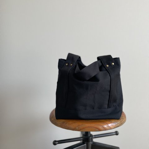 11号帆布　totebag くろ