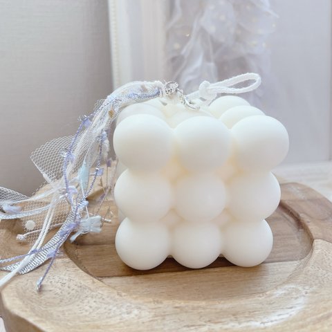 tassel charm bonbon candle