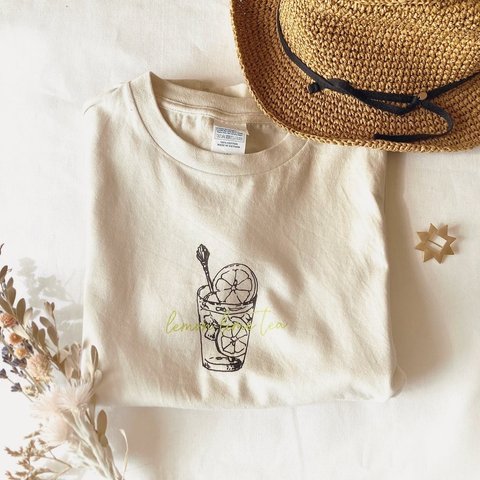《Tea-shirt》アイスレモンライムティーTシャツ【minne限定】