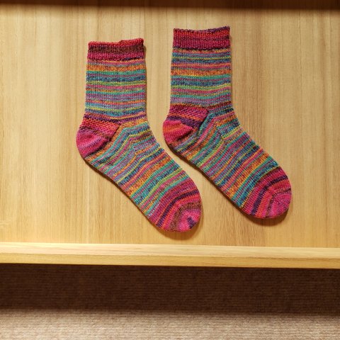 手編みの靴下
