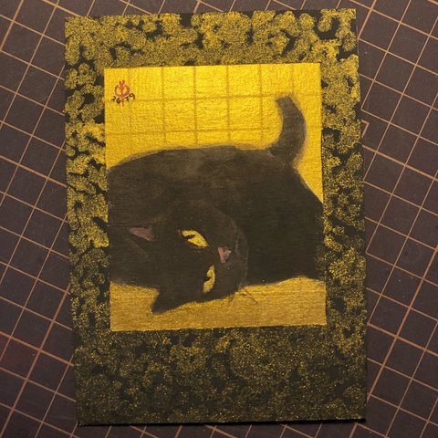 絵画 ちび絵「ねこ　n267904019」 そーねこ