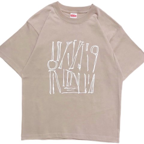 DRAWING・スモーキーピンク・Tシャツ【2TN-023-SP-Ｗ】