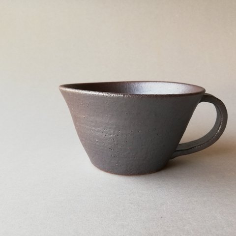 鉄釉カプチーノカップ