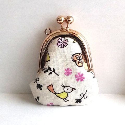 小さいがま口：豆姫：ちっちゃいがま口：littlie purse 289：かわいいがまぐち：小さな財布