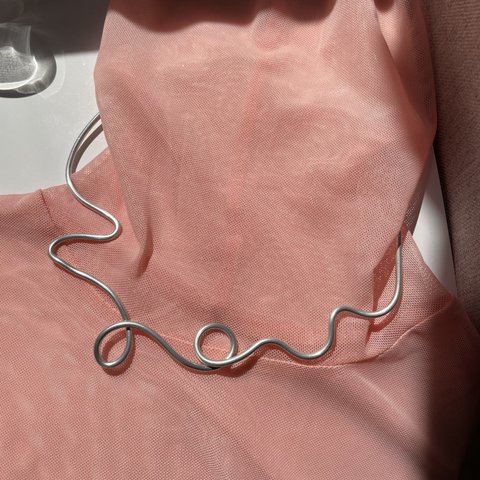 wave line choker _ウェーブ ライン チョーカー