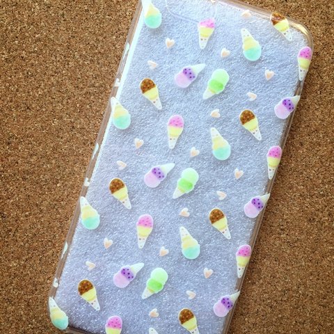 ～送料無料～　ice love❤　iphone ケース☆