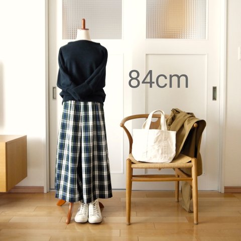 タータンチェックタックキュロット84cm(ドレスゴードン）