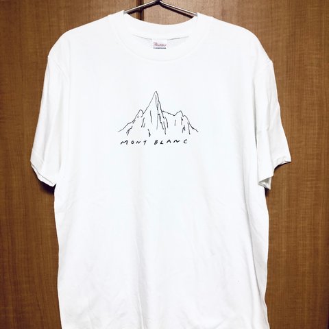 MONT BLANC 山 Tシャツ