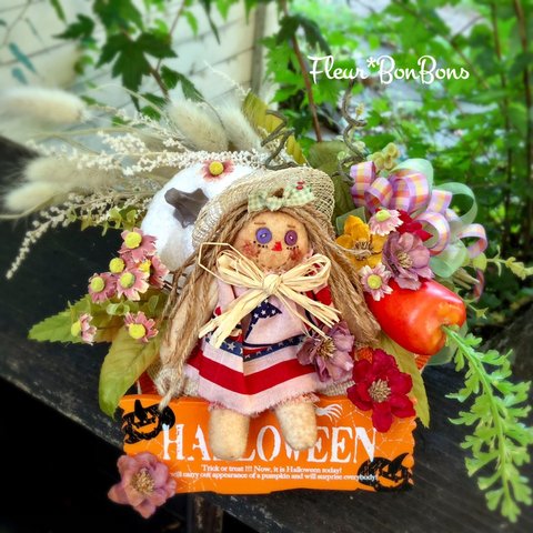 【 How cute❣️パンプキン 】  Halloween arrangement ¥5,800(税込)