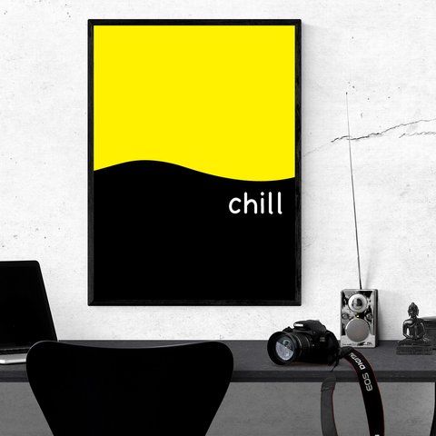 【イラストポスター】chill