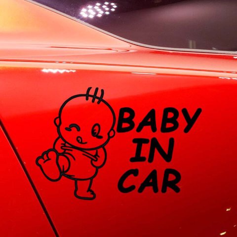 ベビーインカー ステッカー 赤ちゃん baby