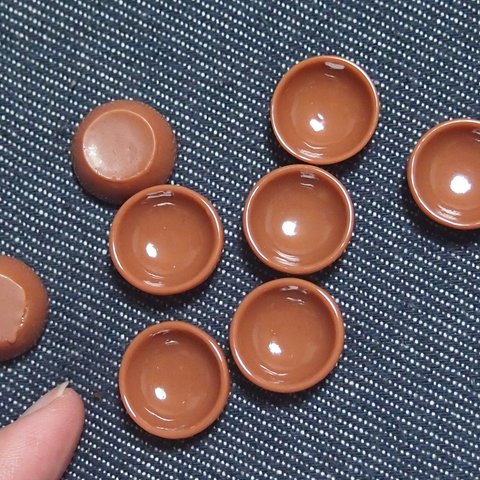 【49】送料無料！ミニチュア  茶色いお皿  サラダボウル 器 どんぶり