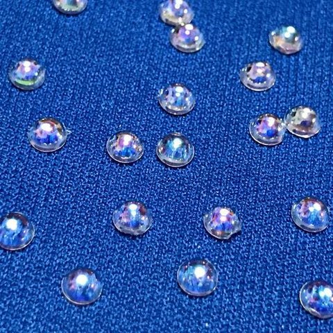 シャボン玉のデコパーツ（3mm）約100個セット