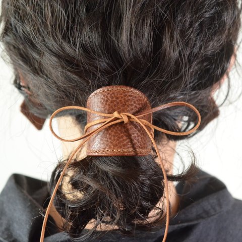 Leather Pony hook【レザーポニーフック】 “Brown”