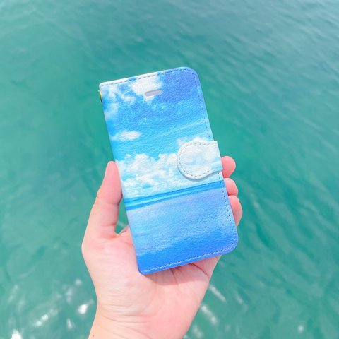 『summer vacation』手帳型スマホケース【iPhone/Android 全機種対応】.